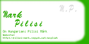 mark pilisi business card